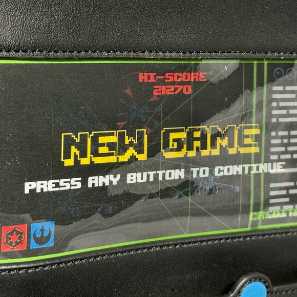 Loungefly Star Wars Vintage Video Game Lenticular Backpack/Wallet NYCC ‘23 LE - Picture 13 of 15